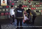Blue Light Patrol Polsek Cipondoh Sisir Titik Rawan Tawuran hingga Balap Liar