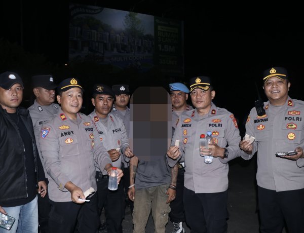 Razia Polres Metro Tangerang Kota Berbuah Penangkapan Pengedar Ganja